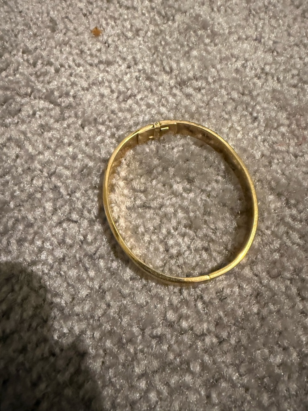 Gold-Tone Women's Hinged Bangle Bracelet - Classic Style